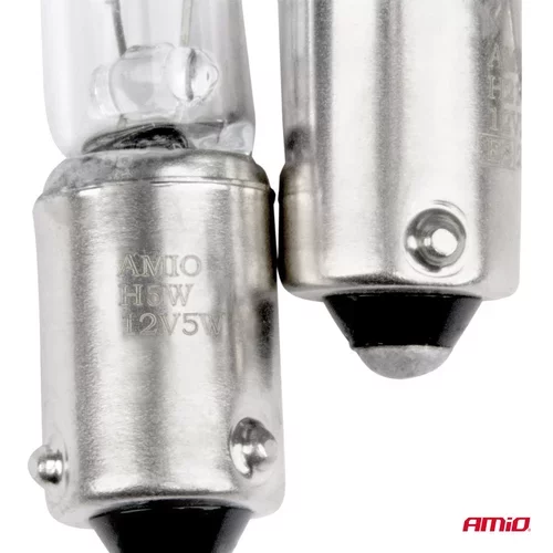 Halogénové žiarovky H5W 12V 5W BAX9S white 2ks blister AMIO-03354 - obr. 2
