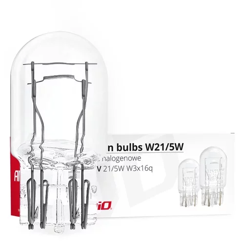 Halogénové žiarovky T20 W21/5W W3x16d 10ks AMIO