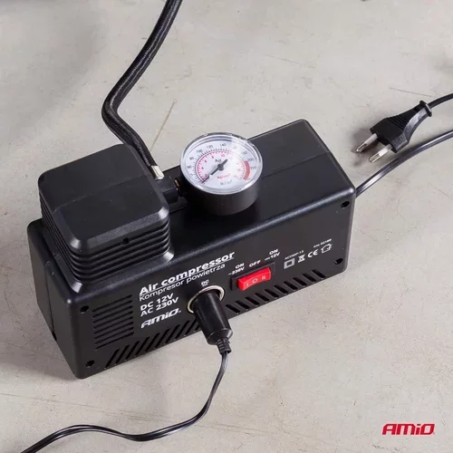 Kompresor do auta 12V/230V, Acomp-13 /AMiO/ - obr. 5