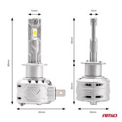LED žiarovky hlavného svietenia H1 X2 Series AMiO - obr. 2