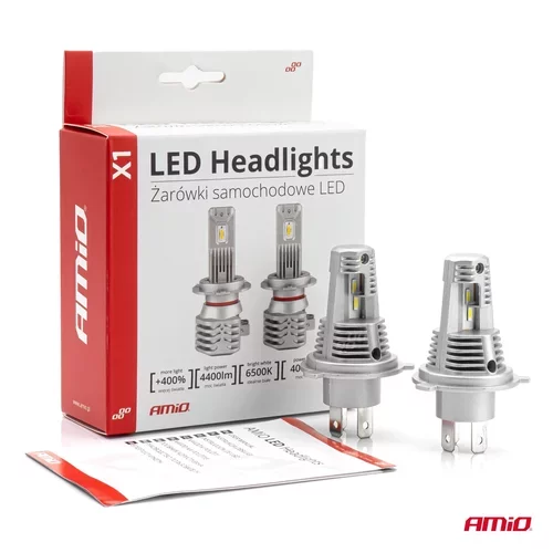 LED žiarovky hlavného svietenia H4/H19 X1 Series /AMiO/ - obr. 4
