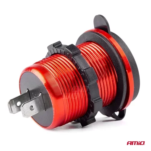 Nabíjačka 2x USB 12/24V MOD-10 /AMiO/ - obr. 1