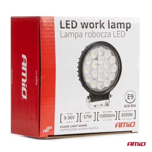 Pracovné LED svetlo AWL65 57W 6500K 10000lm 9-36V AMiO-04206 - obr. 6