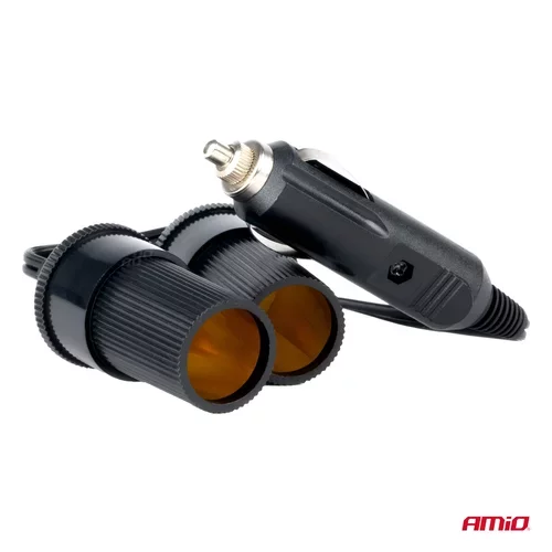 Rozdeľovač 12V 24V zásuvky zapaľovača do auta AMIO-03801 - obr. 1
