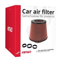 Športový vzduchový filter + 3 adaptéry AF-Carbon AMIO - obr. 2