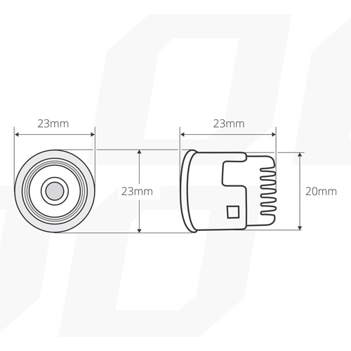 Svetlá pre denné svietenie DRL 502mini /AMiO/ - obr. 4