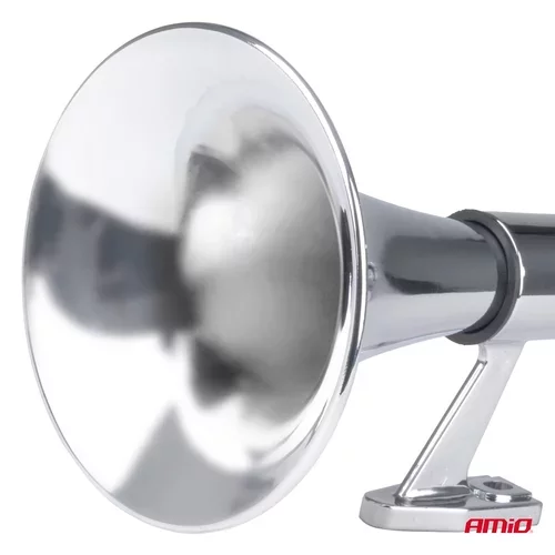 Klaksón fanfára chróm 640 mm 12V 24V AMiO-04076 - obr. 2