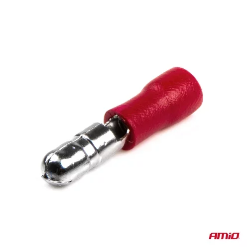 Elektrický konektor – kolík valcový 4mm 0.5-1.5mm2 10A 10 ks /AMiO/ - obr. 1