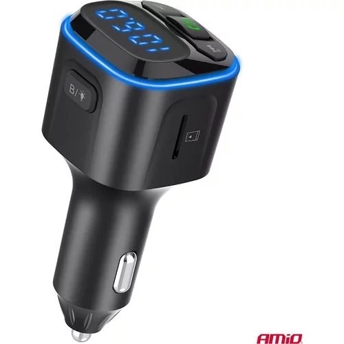 FM transmitter 1×USB-A 2×USB-C 12/24V AMiO-04651 - obr. 6
