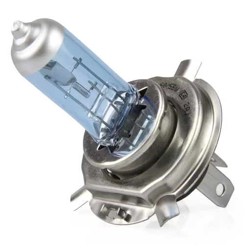 Halogénová žiarovka H4 12V 60/55W UV filter (E8) Super White /AMiO/ - obr. 2