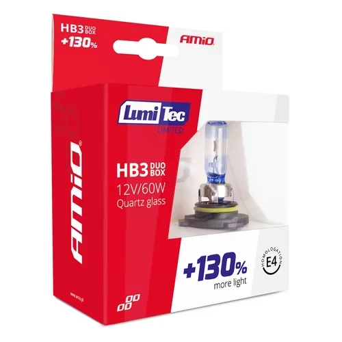 Halogénová žiarovka blister (2ks ) HB3 12V 60W sada LumiTec LIMITED +130% /AMiO/ - obr. 6