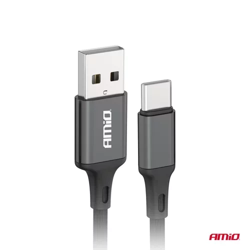 Kábel nabíjací USB-A - USB-C 2A 100CM FullLINK AMiO-03899 - obr. 2