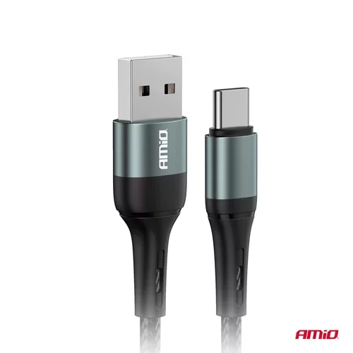 Kábel USB na USB-C 3A 100cm FullLINK AMIO-03911 - obr. 1