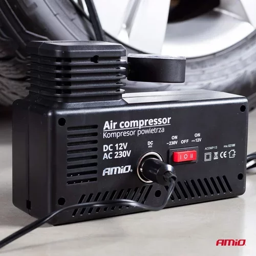 Kompresor do auta 12V/230V, Acomp-13 /AMiO/ - obr. 4