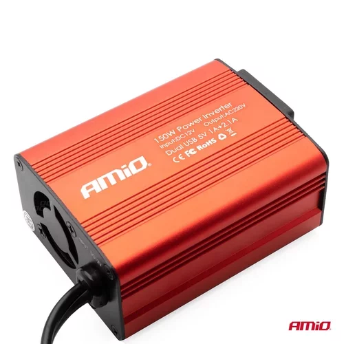 Menič napätia 12V/230V 150W/300W 2xUSB PI01 /AMiO/ - obr. 2