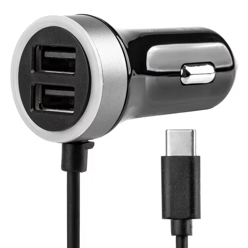 Nabíjačka do auta 12/24V Micro C + 2x USB 2.4A PCH PRO-3 /AMiO/