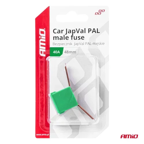 Poistky JAPVAL PAL samec 48mm 40A AMIO-03419 - obr. 2