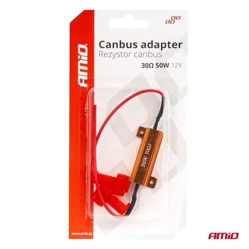 Rezistor pre LED žiarovky CANBUS 30Ω 50W AMiO-04097 - obr. 3