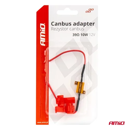Rezistor pre LED žiarovky CANBUS 39Ω 10W AMiO-04091 - obr. 3