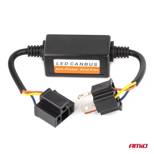 Rezistor pre LED žiarovky CANBUS 3W 120? H4 AMiO-04127 - obr. 2