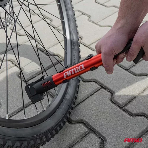 Ručná pumpa na bicykel PU01 /AMiO/ - obr. 2