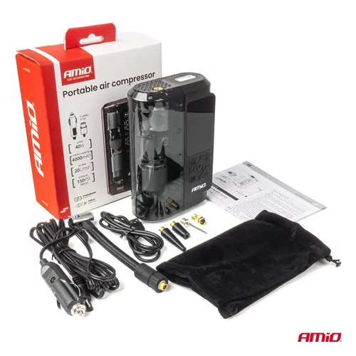 Bezdrôtový vzduchový kompresor LED USB-C 40W AMiO-04378 - obr. 11