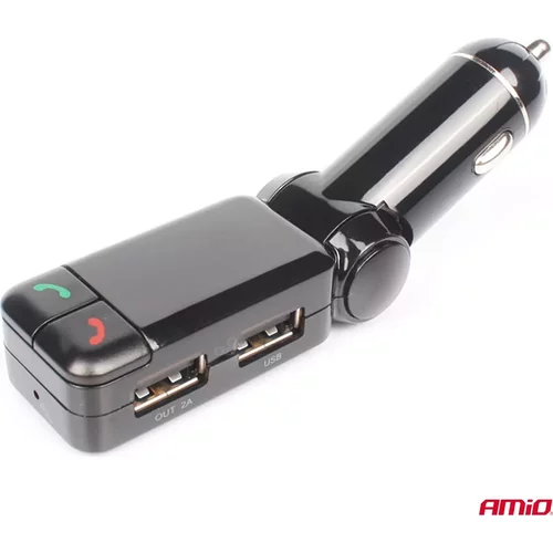 FM transmitter 2×USB-A 12V 24V AMiO-04650 - obr. 6