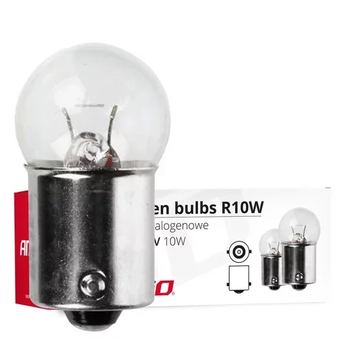Halogénové žiarovky R10W BA15s 12V 10W 10ks AMIO