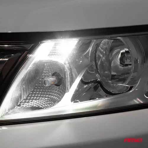LED žiarovky CANBUS 24SMD 3014 T10e (W5W) White 12V /AMiO/ - obr. 2