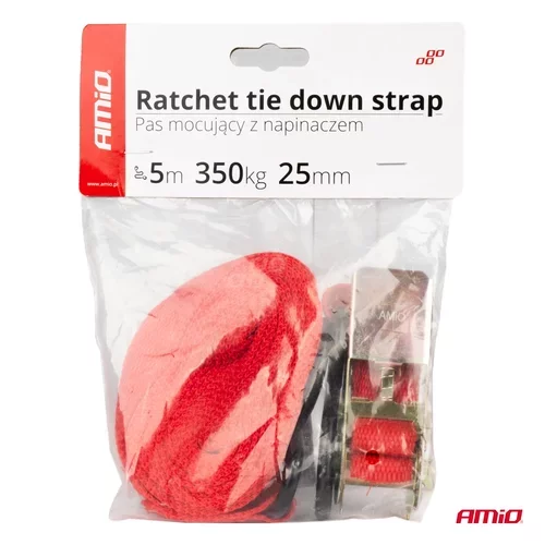 Popruh s ráčnou 350kg 25mm 5m BELT-01 /AMiO/ - obr. 7