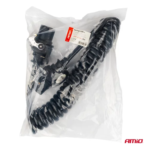Špirálový kábel TIR 2x 15 PIN 5m 24V AMIO-04382 - obr. 4