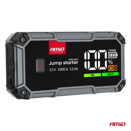 Štartovacie zariadenie 3in1 12V 12Ah 1000A PRO /AMiO/ - obr. 6
