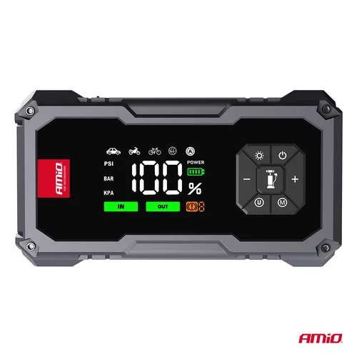 Štartovacie zariadenie 4in1 12V 7,2Ah 600A PRO AMiO-04674 - obr. 4