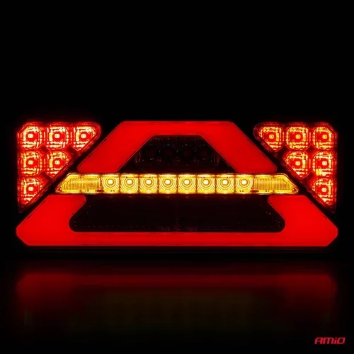 Svetlo zadné združené LED dynamické ĽAVÉ RCL-02-L /AMiO/ - obr. 1