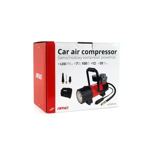 Vzduchový kompresor do auta 12V HQ LED ACOMP-06 /AMiO/ - obr. 4