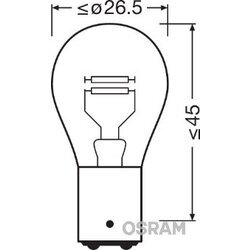 Žiarovka pre smerové svetlo OSRAM 7528ULT - obr. 1