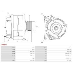 Alternátor AS-PL A0059PR - obr. 4