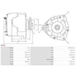 Alternátor AS-PL A5018 - obr. 5