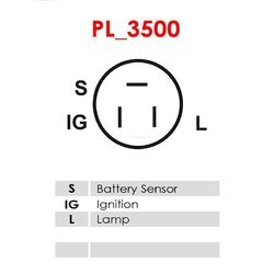 Regulátor alternátora AS-PL ARE6012 - obr. 3