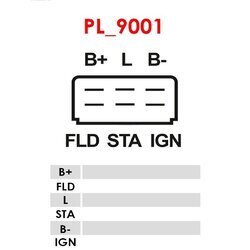 Regulátor alternátora AS-PL ARE6016 - obr. 3