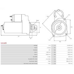 Štartér AS-PL S3016PR - obr. 4