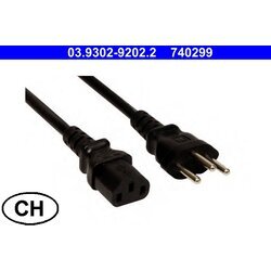 Sieťový kábel pre zariadenie na plnenie/odvzduš. hydr. bŕzd ATE 03.9302-9202.2