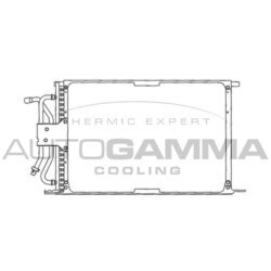 Kondenzátor klimatizácie AUTOGAMMA 101694