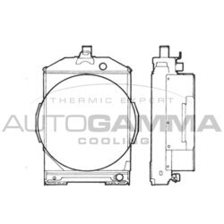 Chladič motora AUTOGAMMA 400562