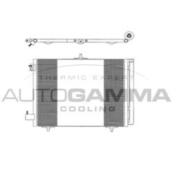 Kondenzátor klimatizácie AUTOGAMMA 103127