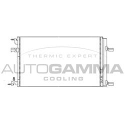 Kondenzátor klimatizácie AUTOGAMMA 105712