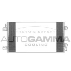 Kondenzátor klimatizácie AUTOGAMMA 103245