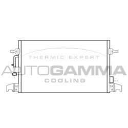Kondenzátor klimatizácie AUTOGAMMA 107007