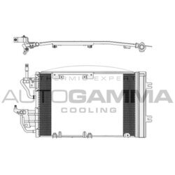 Kondenzátor klimatizácie AUTOGAMMA 103832