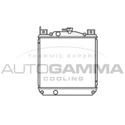Chladič motora AUTOGAMMA 104160